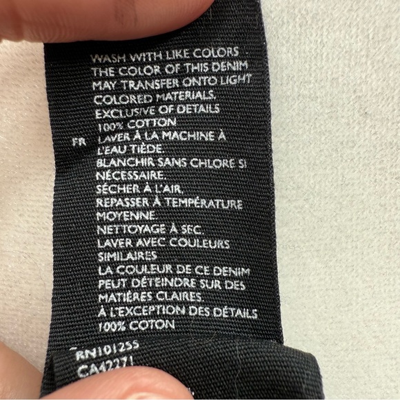 COS Mini Shift Dress Size 8 Denim Long‎ Sleeve Minimalist Clean Basic - Picture 11 of 11